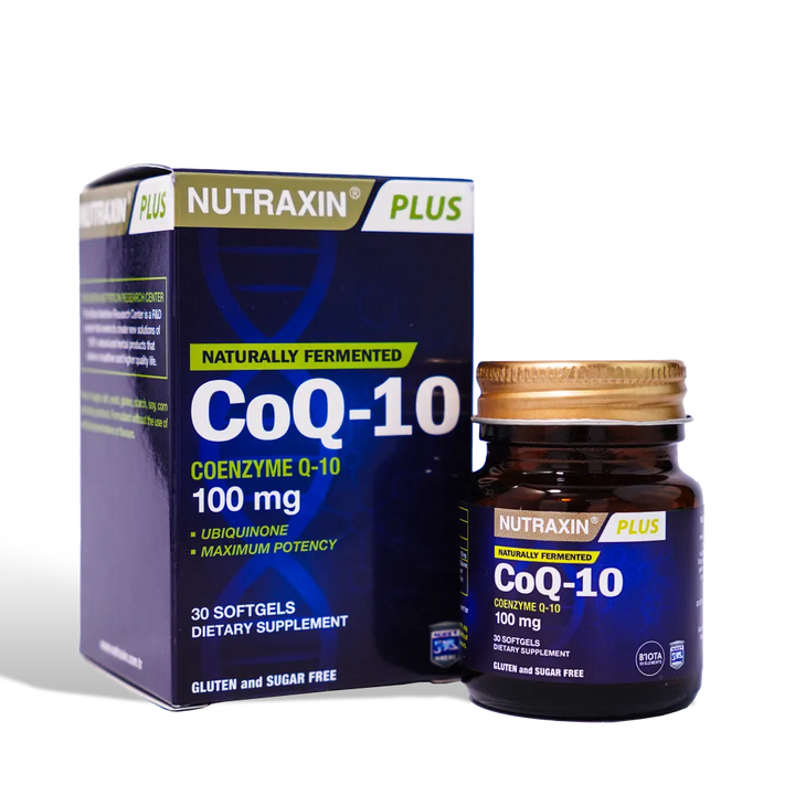 Nutraxin Coenzyme CoQ-10 100mg 30 Softgel Capsules